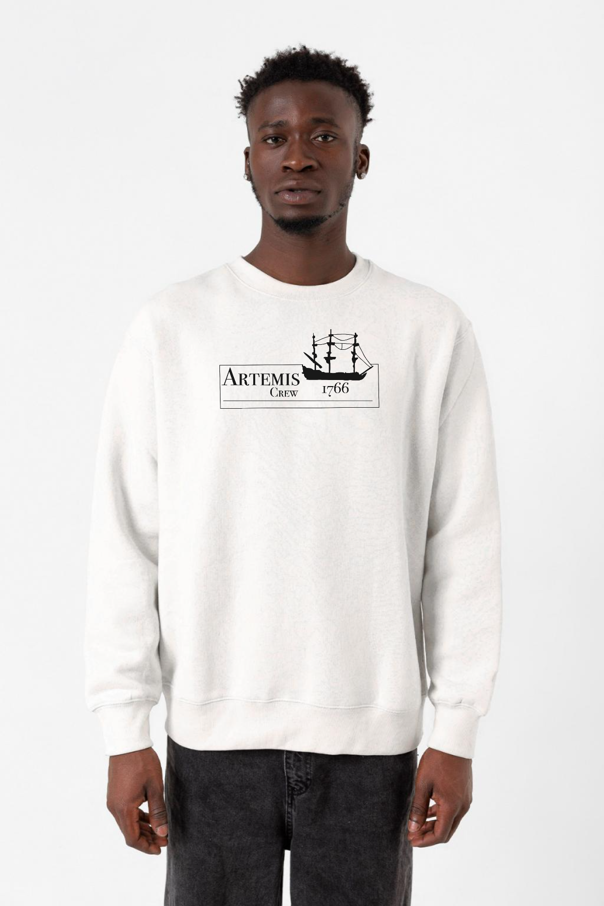 Outlander Artemis Crew Beyaz Erkek 2ip Sweatshirt