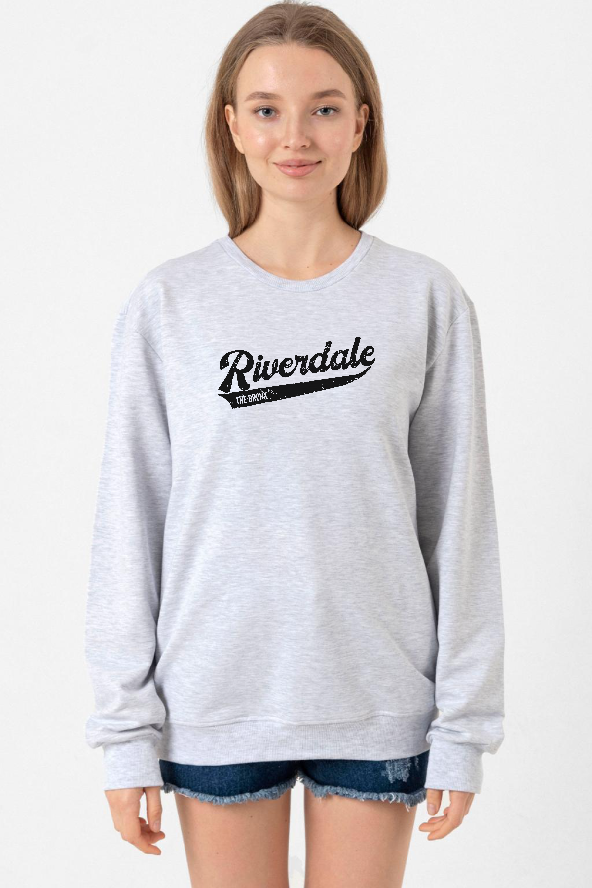 Riverdale Bronx New York City Grimelanj Kadın 2ip Sweatshirt