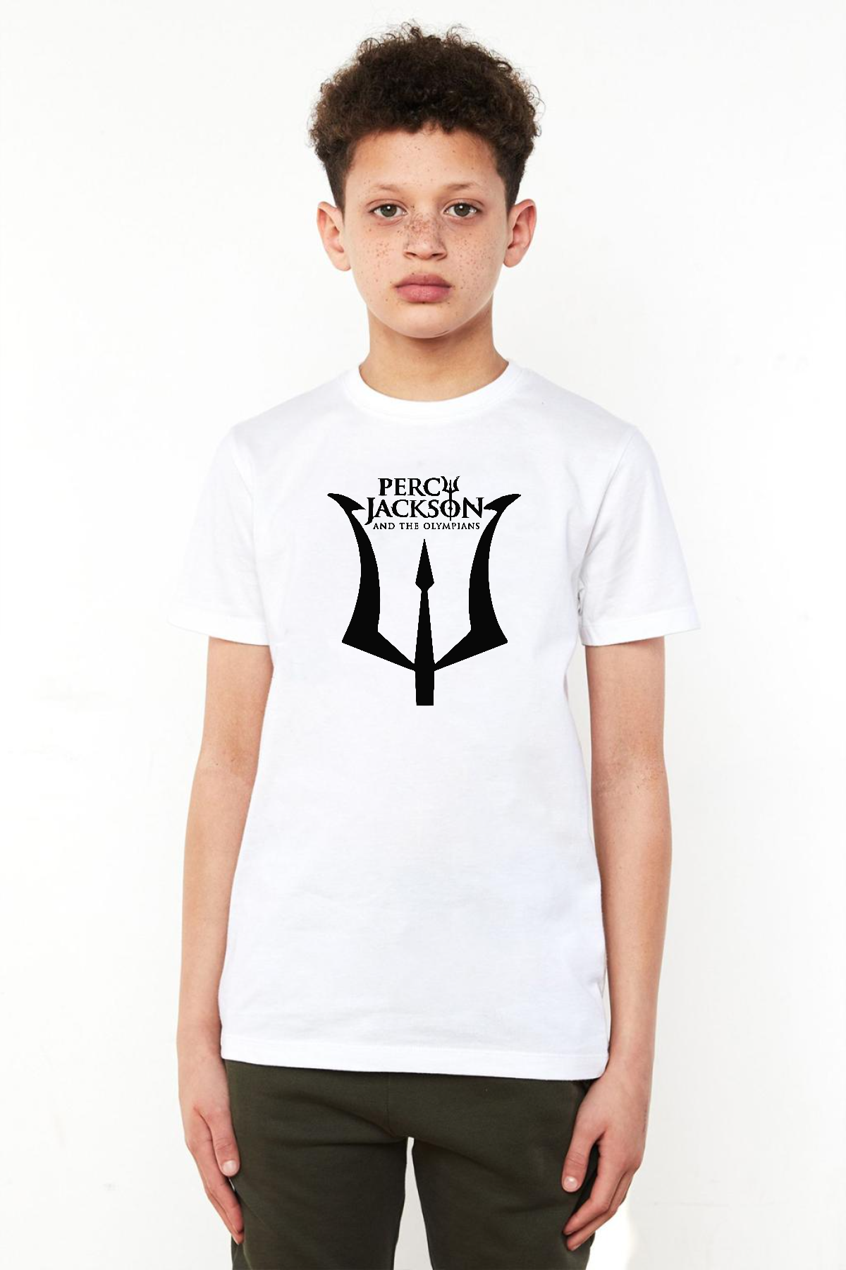 Percy Jackson And The Olympians Beyaz Çocuk Bisikletyaka Tshirt