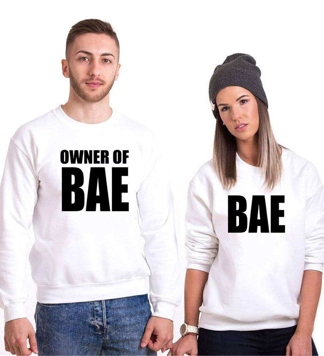 Tshirthane Owner Of Bae Sevgili Kombinleri Sweatshirt Çift Kombini