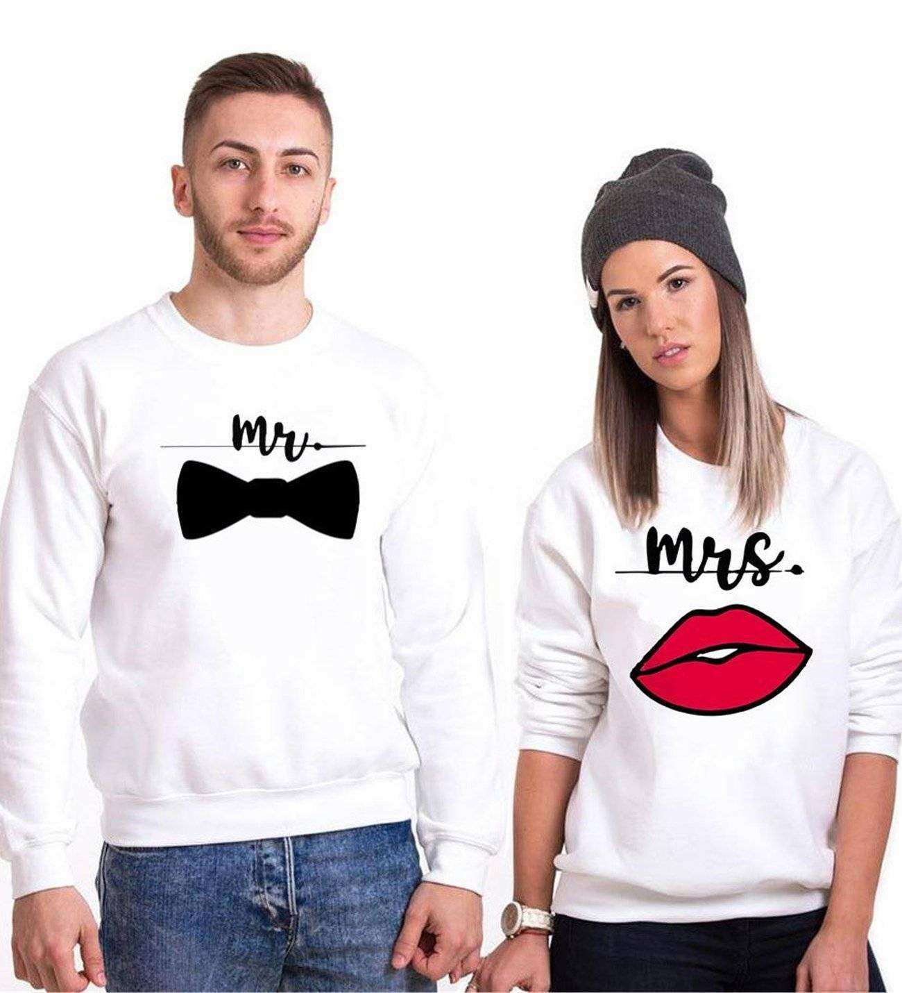 Tshirthane Mr.Papyon Mrs. Sevgili Kombinleri Sweatshirt Çift Kombini