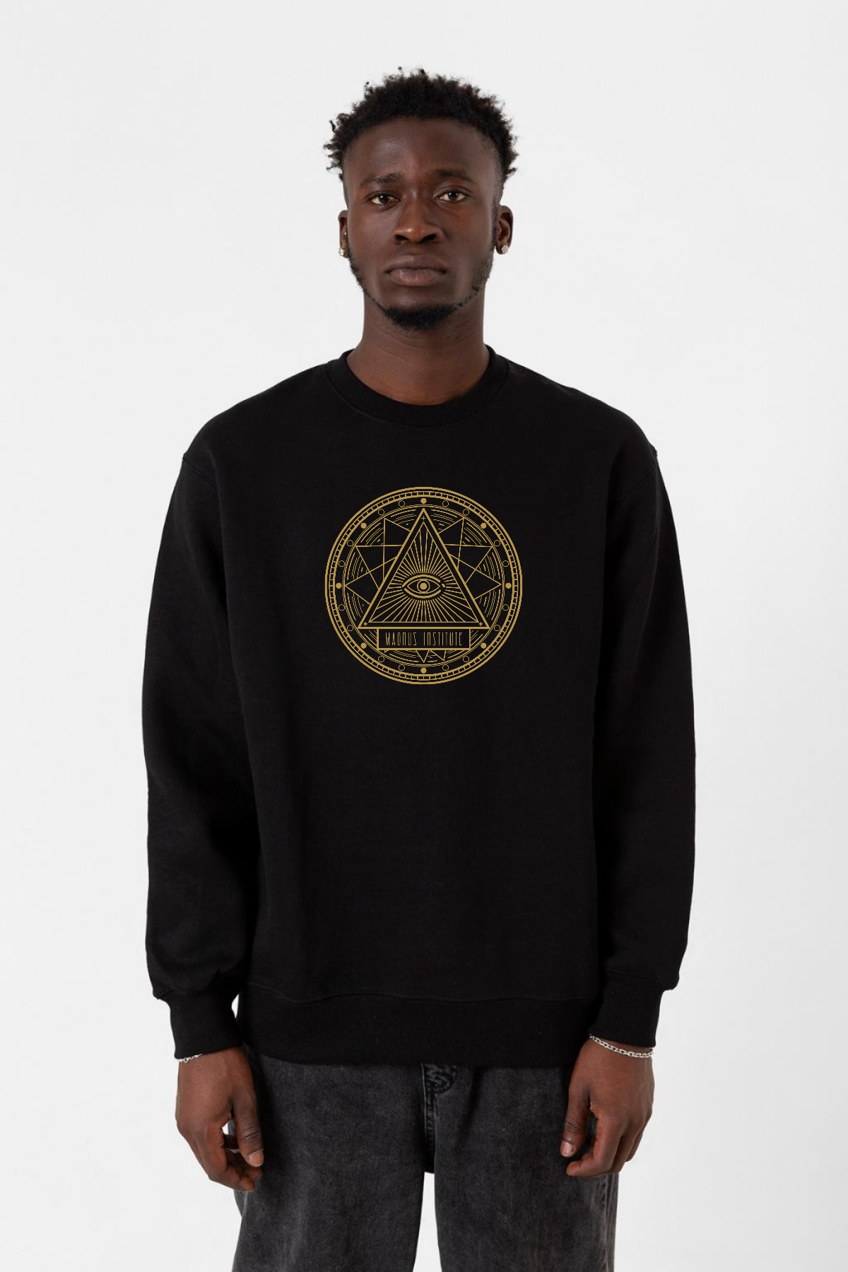 3 Body Problem Magnus Institute Siyah Erkek 2ip Sweatshirt