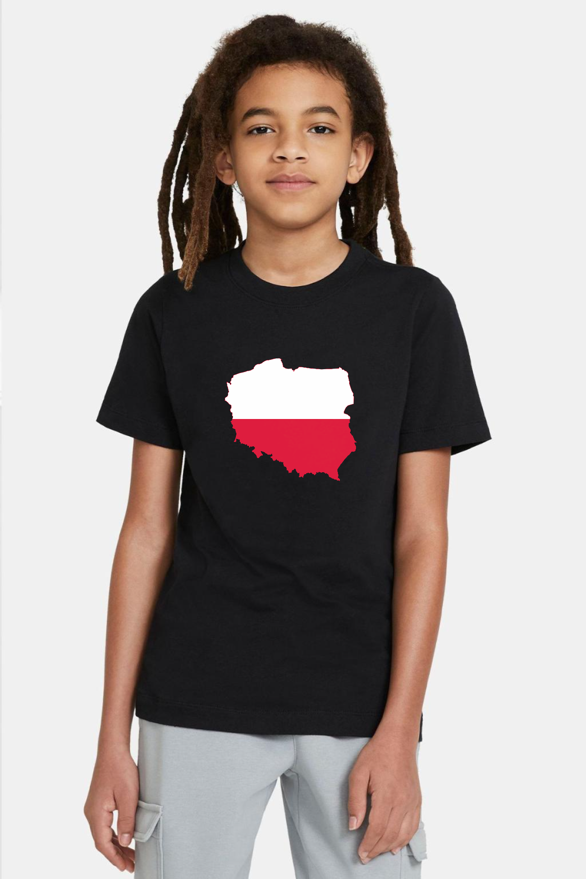 Euro 24 Poland Siyah Çocuk Tshirt