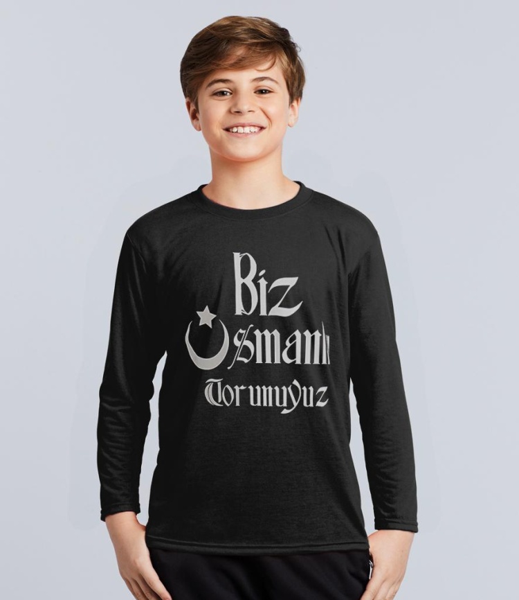 biz osman Kadın Örme Kısa Kollu Tshirt