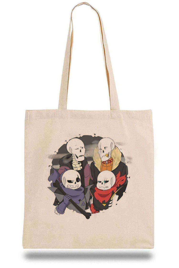 Bez Çanta Undertale Skull Os