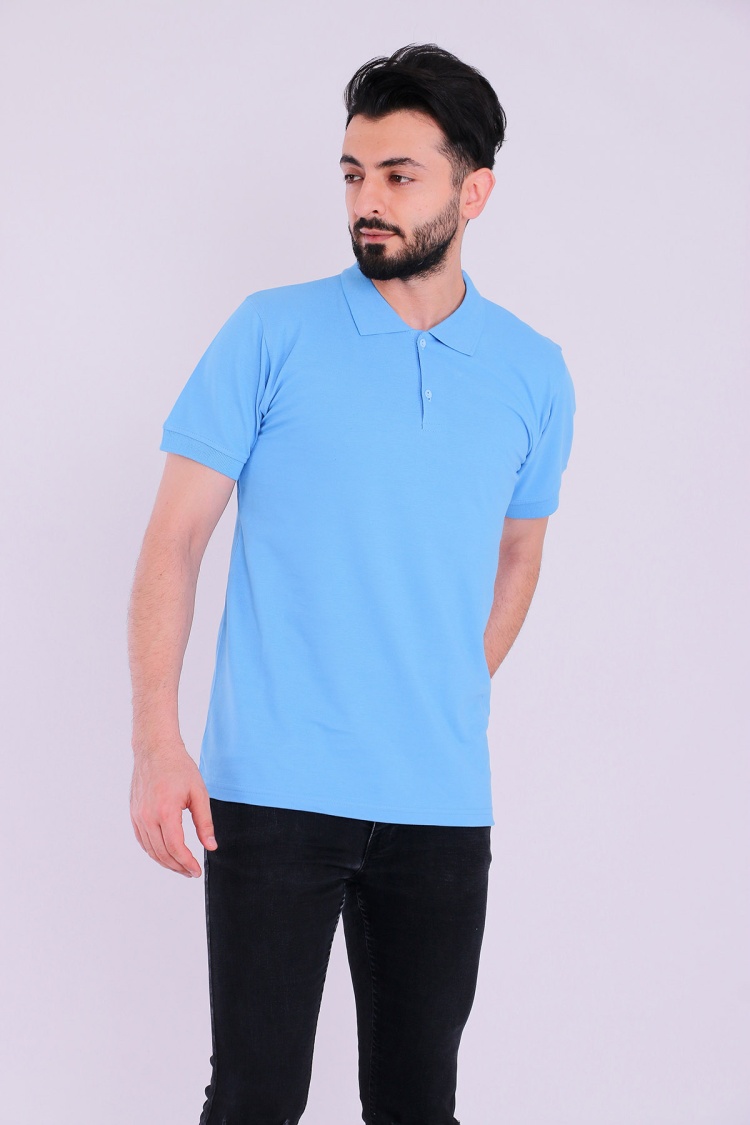 Mavi Basic Polo Yaka Erkek Tshirt