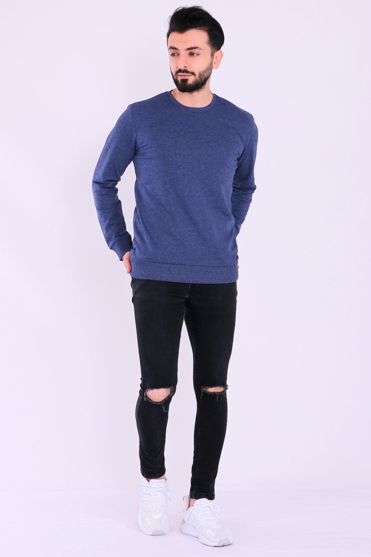 İndigo Basic Erkek 2 iplik Sweatshirt