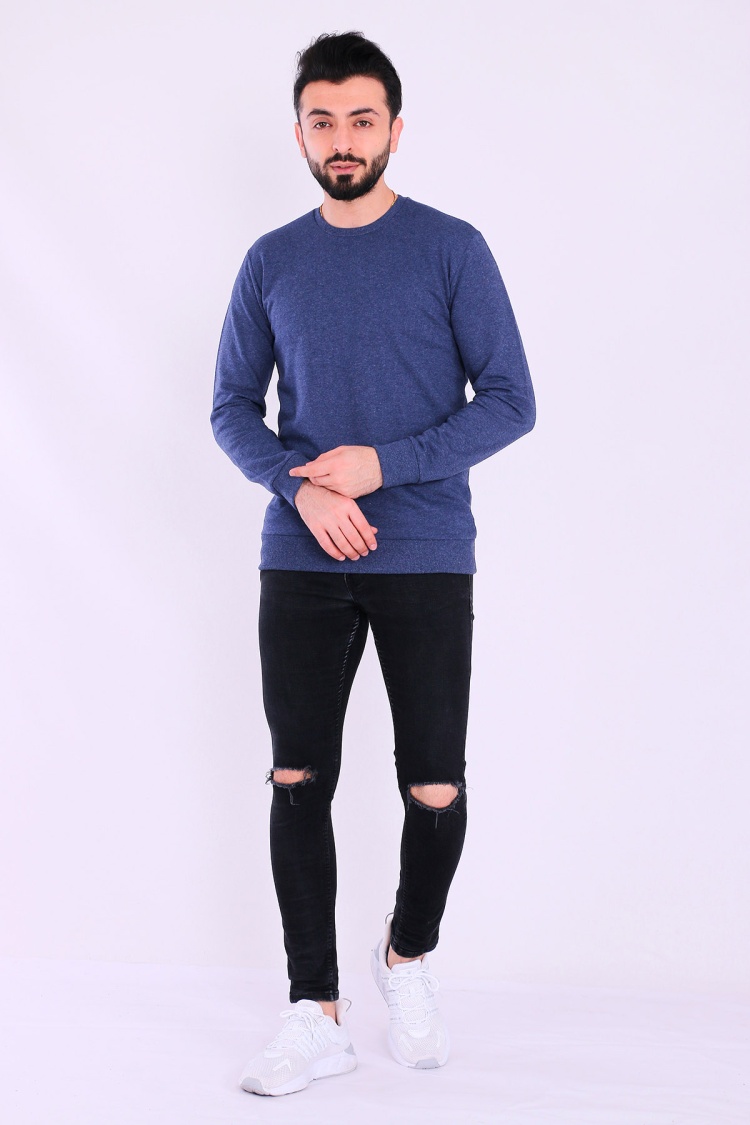 İndigo Basic Erkek 2 iplik Sweatshirt