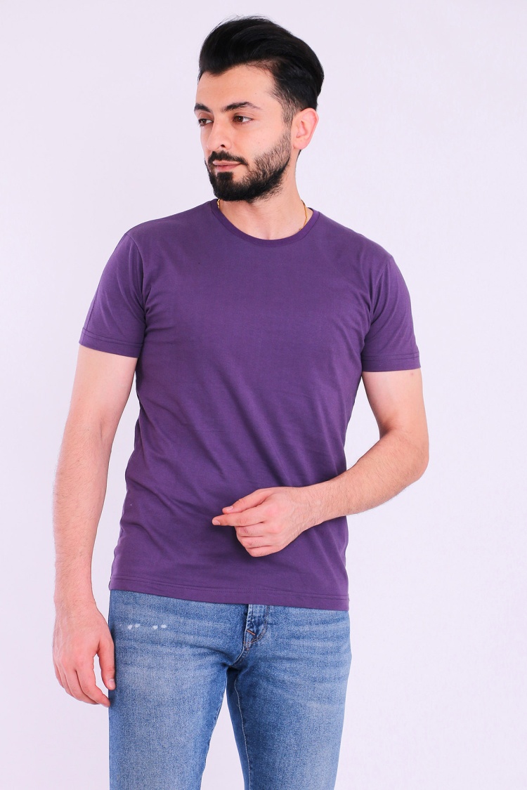 Mürdüm Basic Kısakol Erkek Slim Fit Tshirt