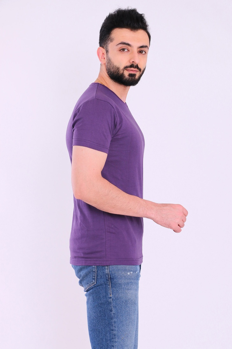 Mürdüm Basic Kısakol Erkek Slim Fit Tshirt