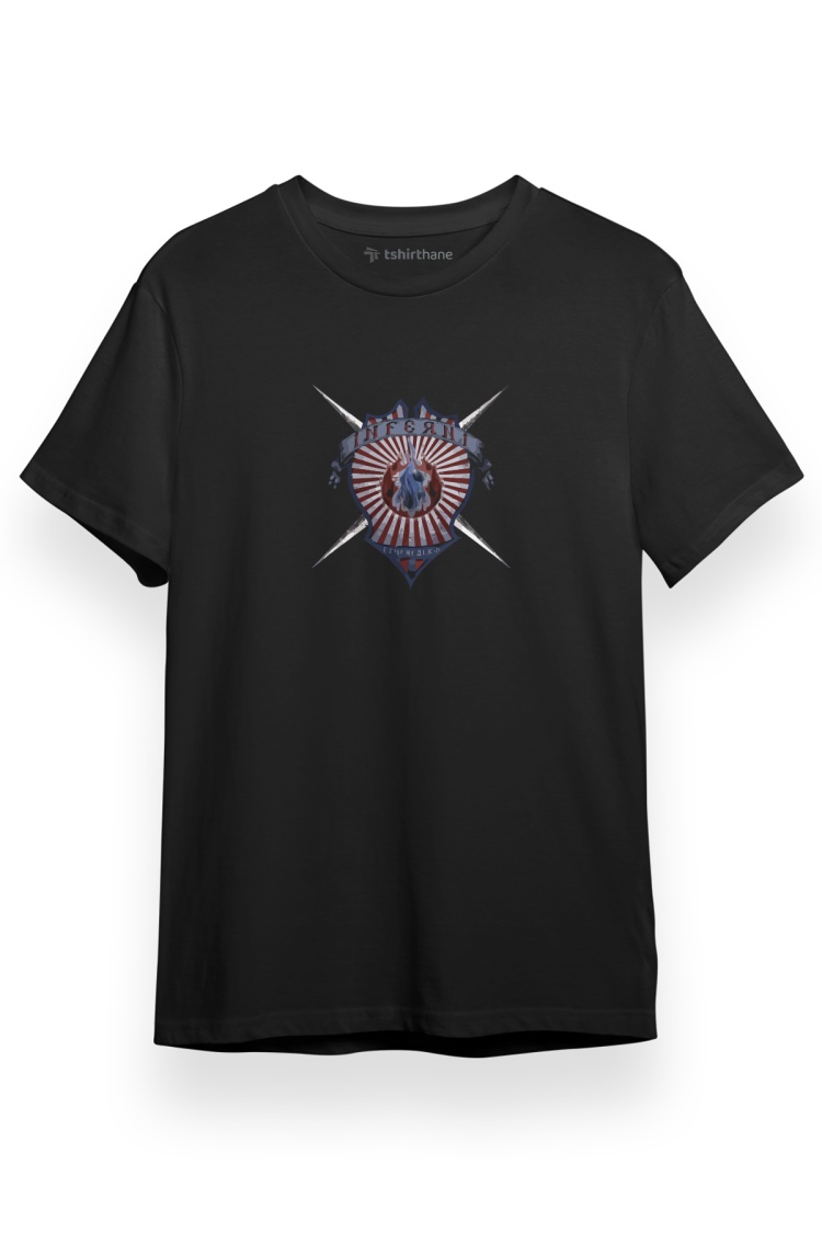 Shadow And Bone Inferni Siyah Kısa kol Erkek Tshirt