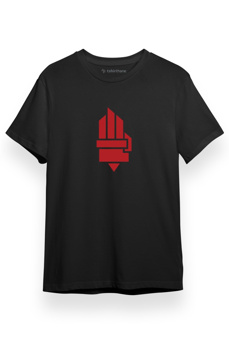 The Hunger Games Hand Siyah Kısa kol Erkek Tshirt