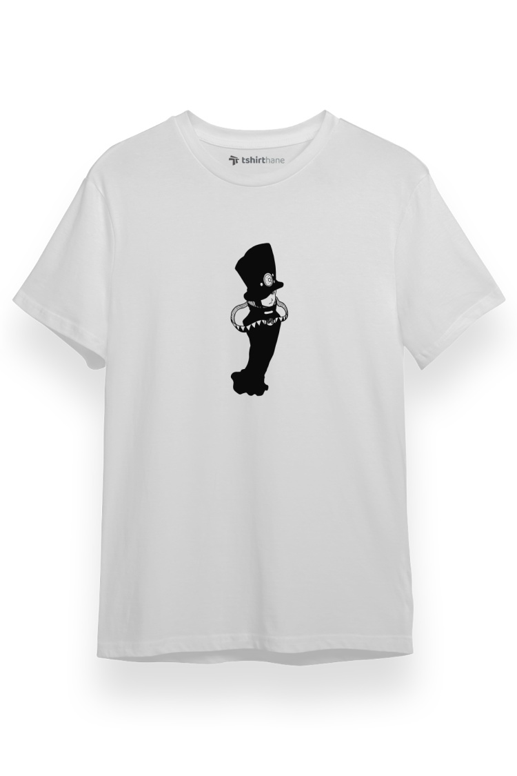 Boogiepop Phantom Minimal Beyaz Kısa kol Erkek Tshirt