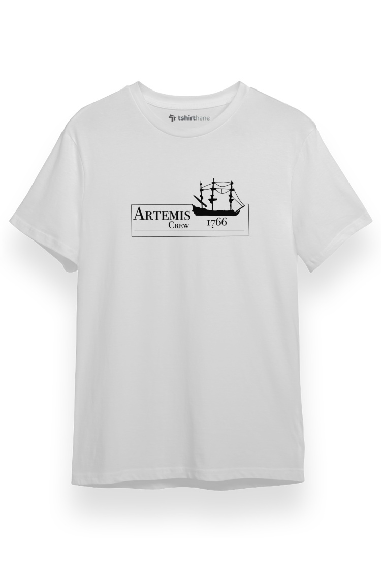 Outlander Artemis Crew Beyaz Kısa kol Erkek Tshirt