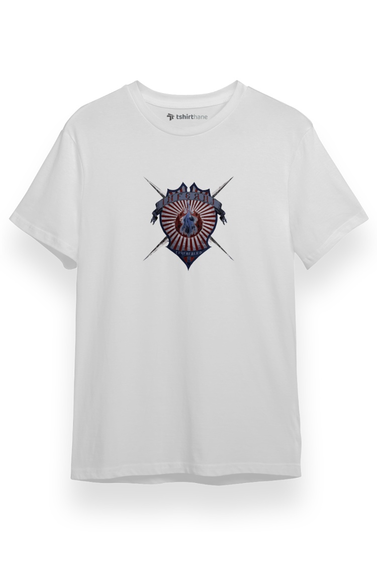 Shadow And Bone Inferni Beyaz Kısa kol Erkek Tshirt