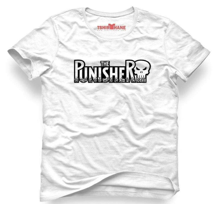 Tshirthane The Punisher logo2 Tişört Erkek Tshirt