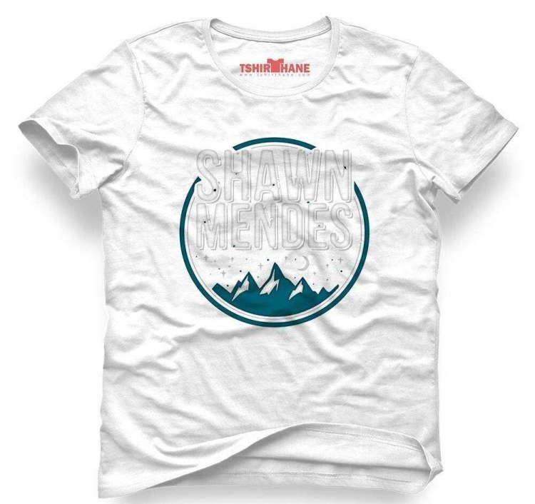 Tshirthane Shawn Mendes Mountain Tişört Erkek Tshirt