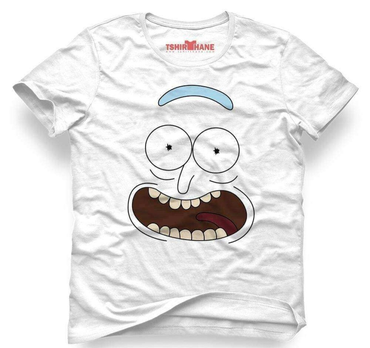 Tshirthane Rick and Morty  Hand Tişört Erkek Tshirt