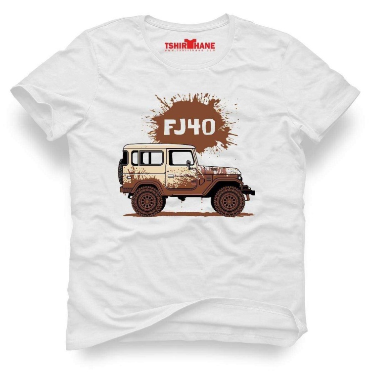 Tshirthane Toyota jeep fj40 Tişört Erkek Tshirt