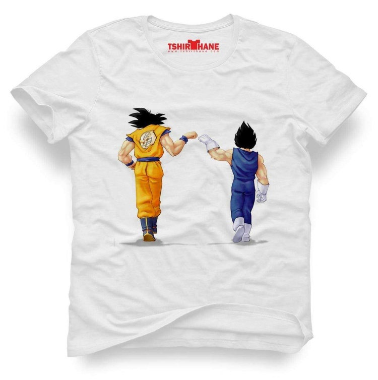 Tshirthane Dragon ball goku vegeta Tişört Erkek Tshirt