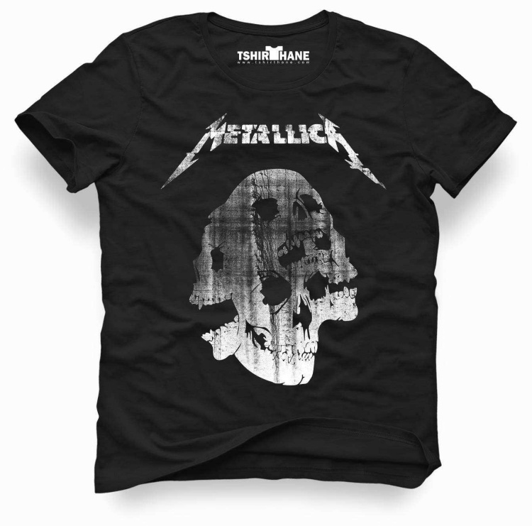 Tshirthane metallica skull Tişört Erkek Tshirt