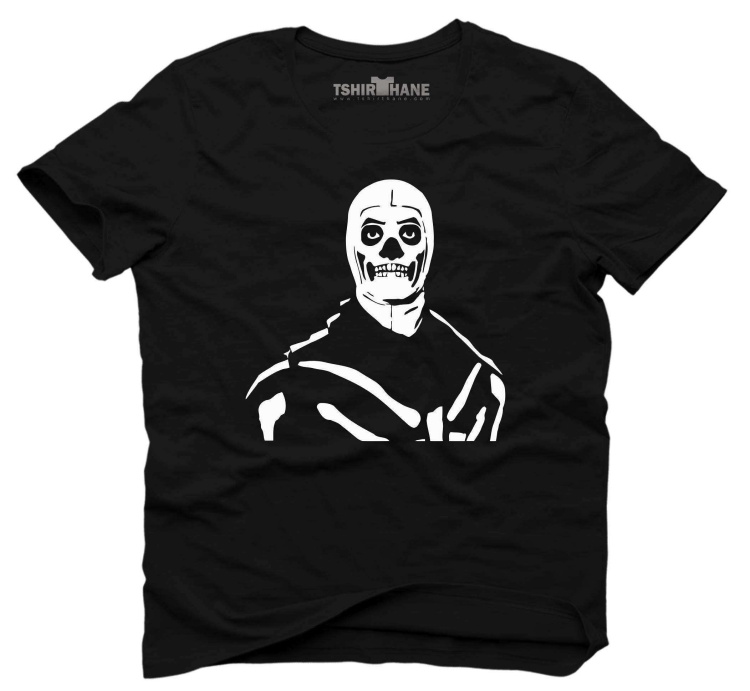 Tshirthane Fortnite Skull Trooper Tişört Erkek Tshirt