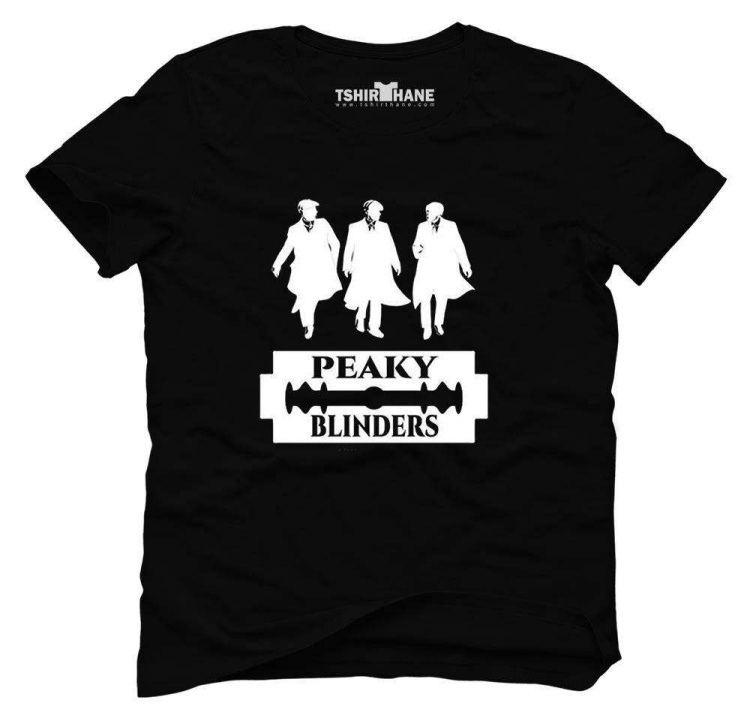 Tshirthane Peaky Blinders Tommy Shelby Jilet Tişört Erkek Tshirt