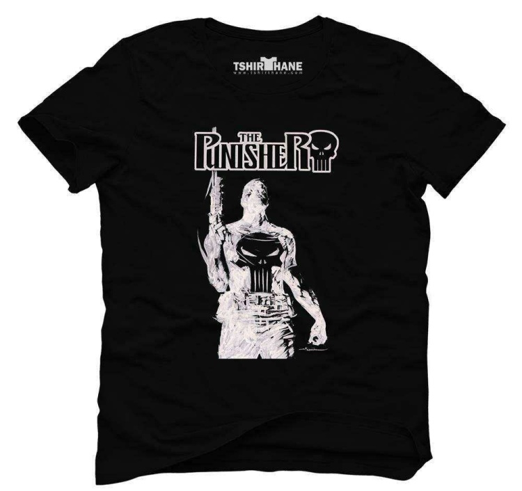 Tshirthane The Punisher Frank Castle Jon Bernthal Tişört Erkek Ts