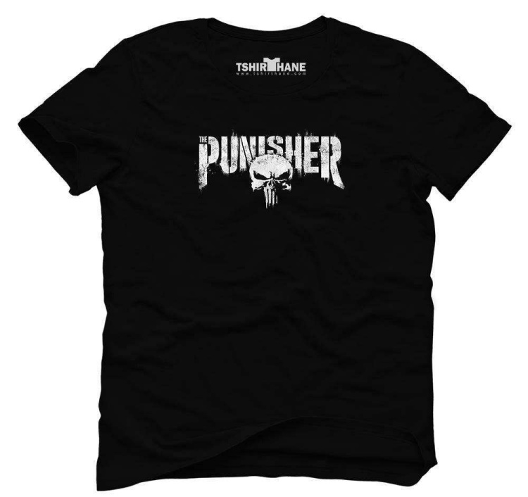 Tshirthane The Punisher Logo Tişört Erkek Tshirt