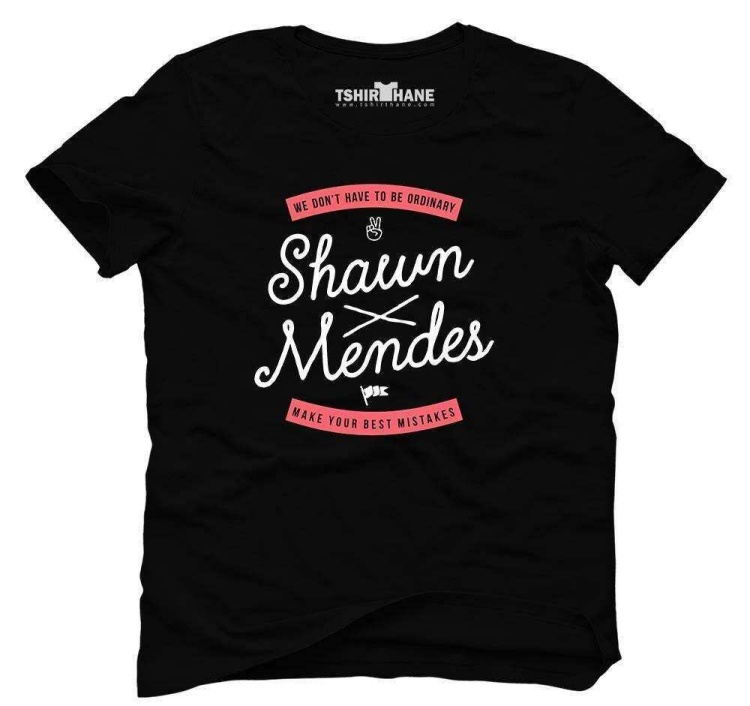 Tshirthane Shawn Mendes Best Mistakes Tişört Erkek Tshirt