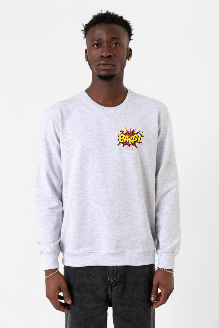 Big Bang Theory Bang Logo Karmelanj Erkek 2ip Sweatshirt