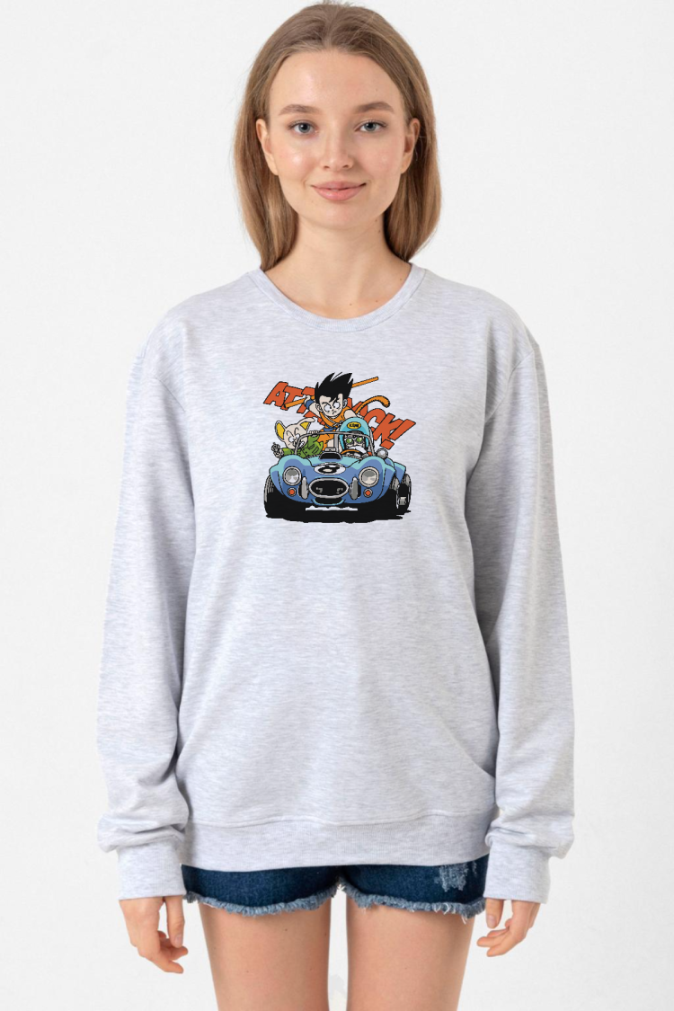 Dragon Ball Z Anime Goku Racer Grimelanj Kadın 2ip Sweatshirt