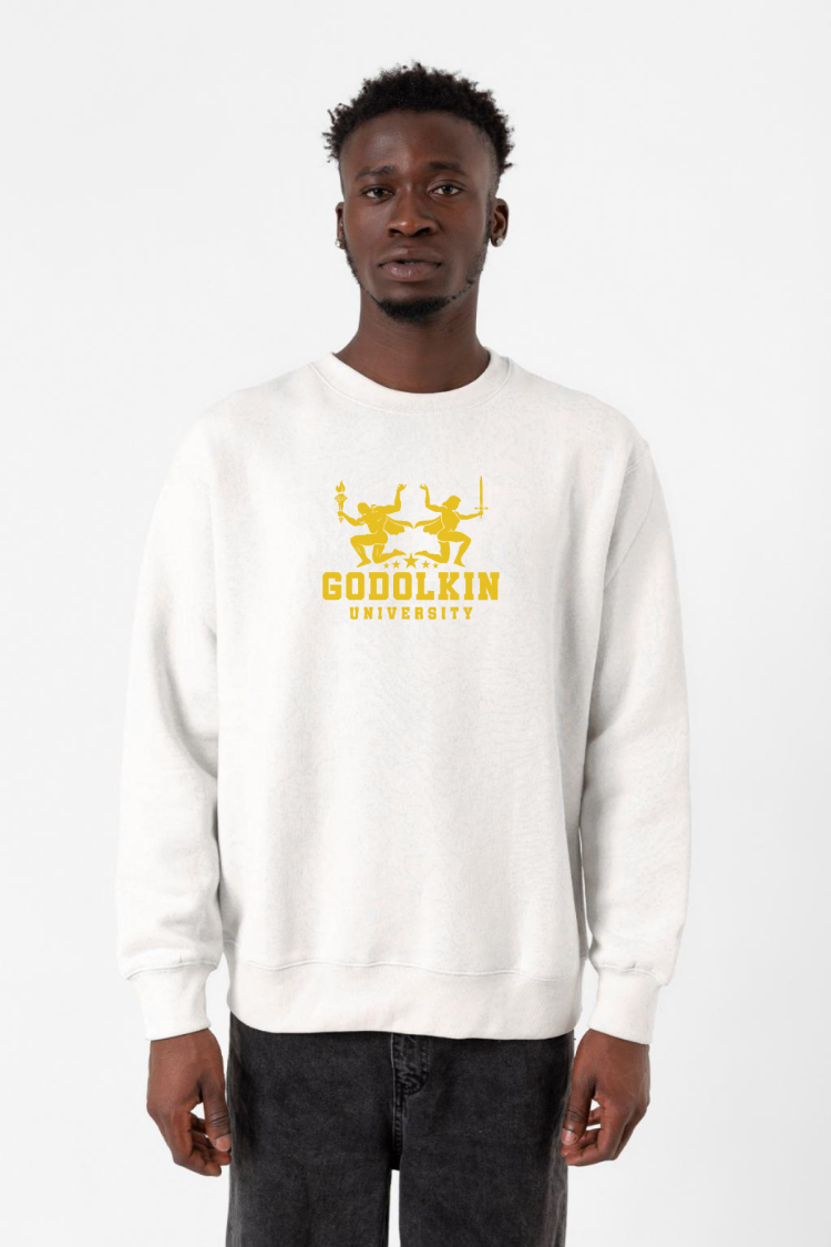 Gen V Godolkin University Logo Beyaz Erkek 2ip Sweatshirt