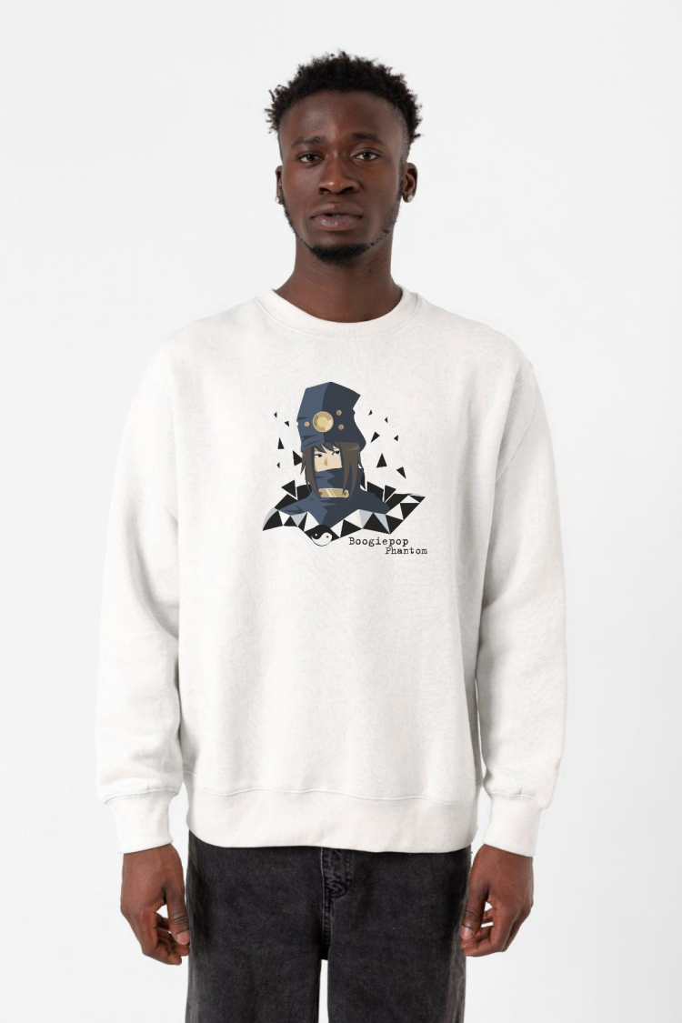 Boogiepop Phantom Yin Yang Beyaz Erkek 2ip Sweatshirt