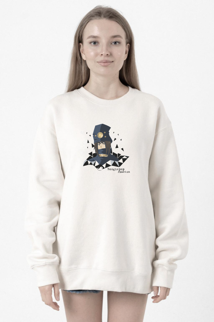 Boogiepop Phantom Yin Yang Beyaz Kadın 2ip Sweatshirt