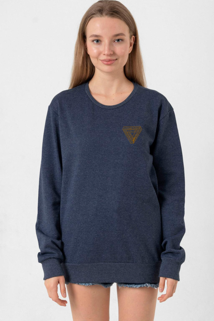 Dark Tannhaus Logo İndigo Kadın 2ip Sweatshirt