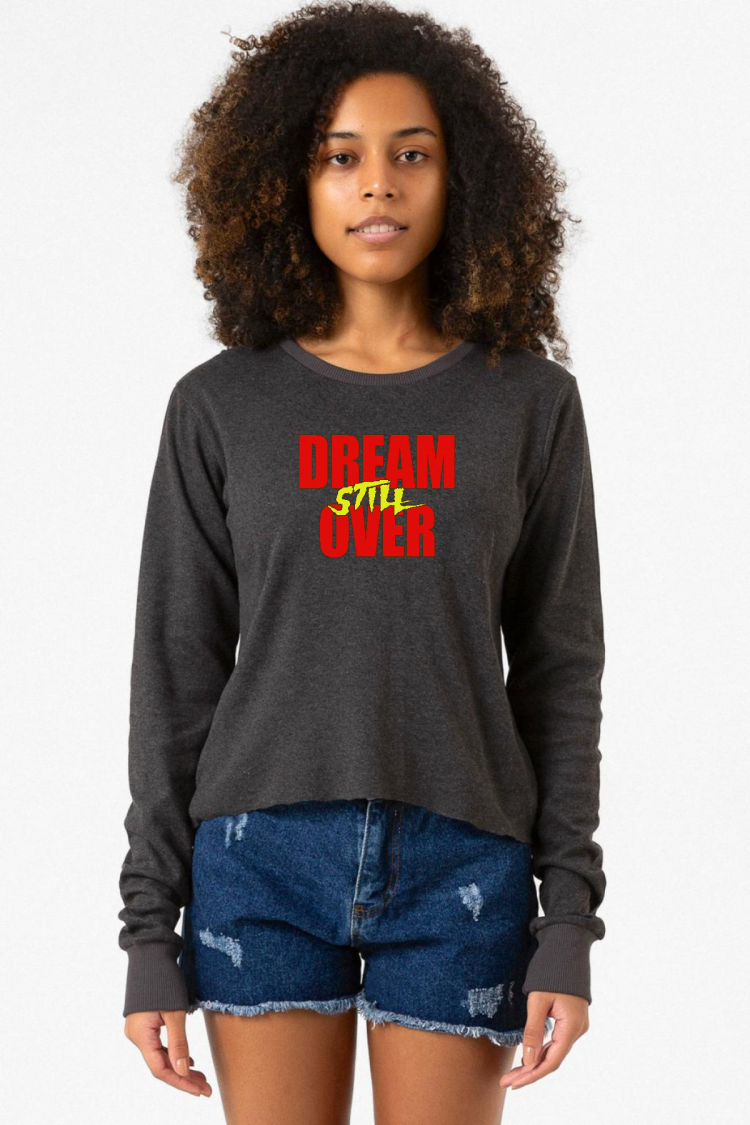 Dream Still Over Füme Ekstra Uzunkol Sweatshirt