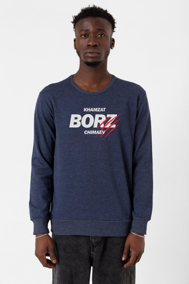 Khamzat Chimaev Borz Claw indigo Erkek 2ip Sweatshirt