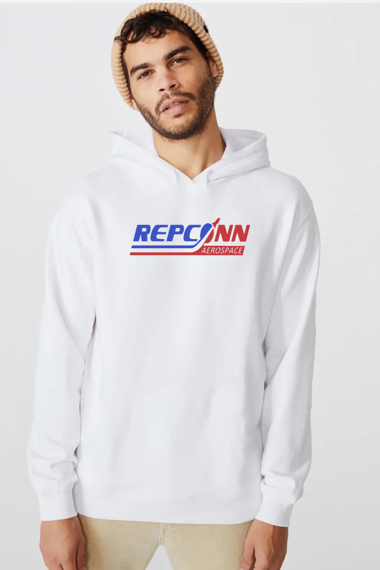 Fallout Repconn Aerospace Beyaz Erkek 3ip Kapşonlu  Sweatshirt