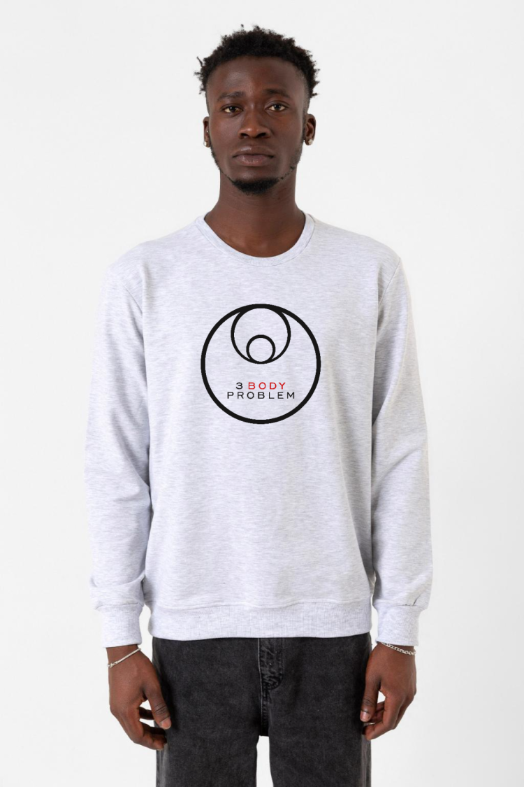 3 Body Problem Logo Karmelanj Erkek 2ip Sweatshirt