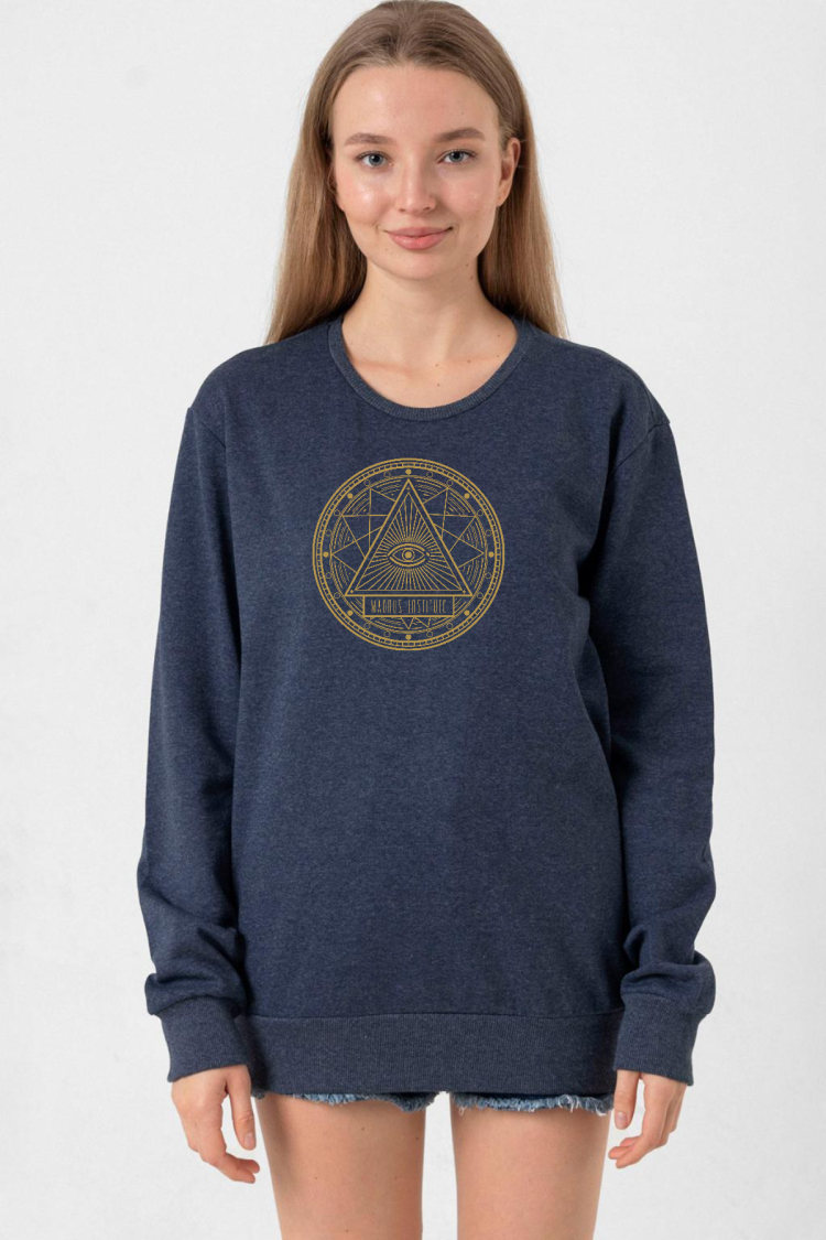 3 Body Problem Magnus Institute İndigo Kadın 2ip Sweatshirt