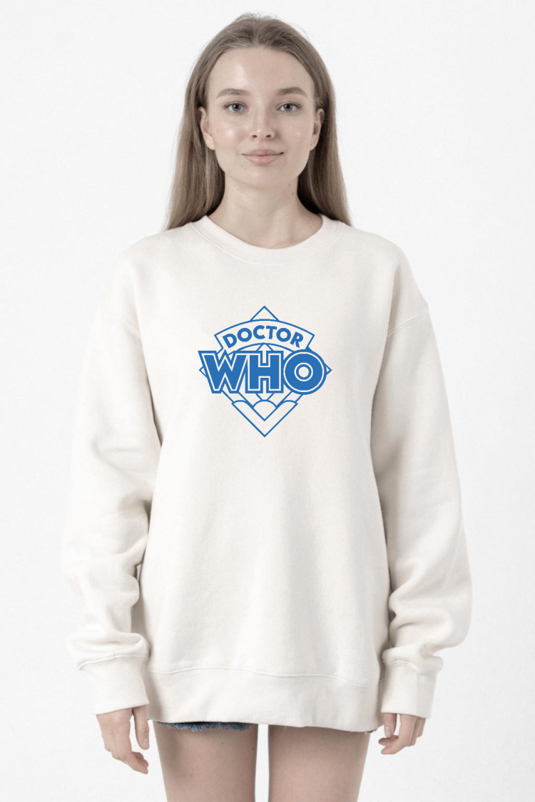 Doctor Who New Beyaz Kadın 2ip Sweatshirt