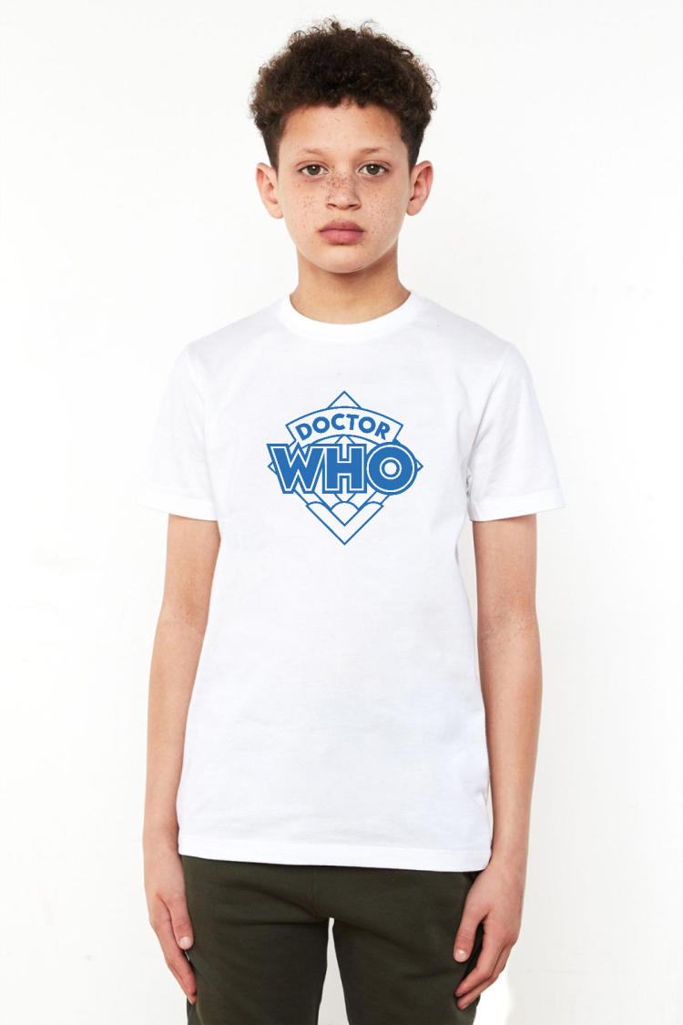 Doctor Who New Beyaz Çocuk Bisikletyaka Tshirt