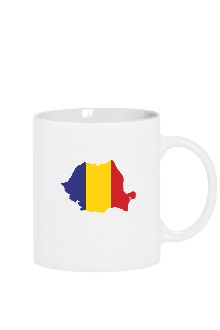 Euro 24 Romania Beyaz Kupa Bardak