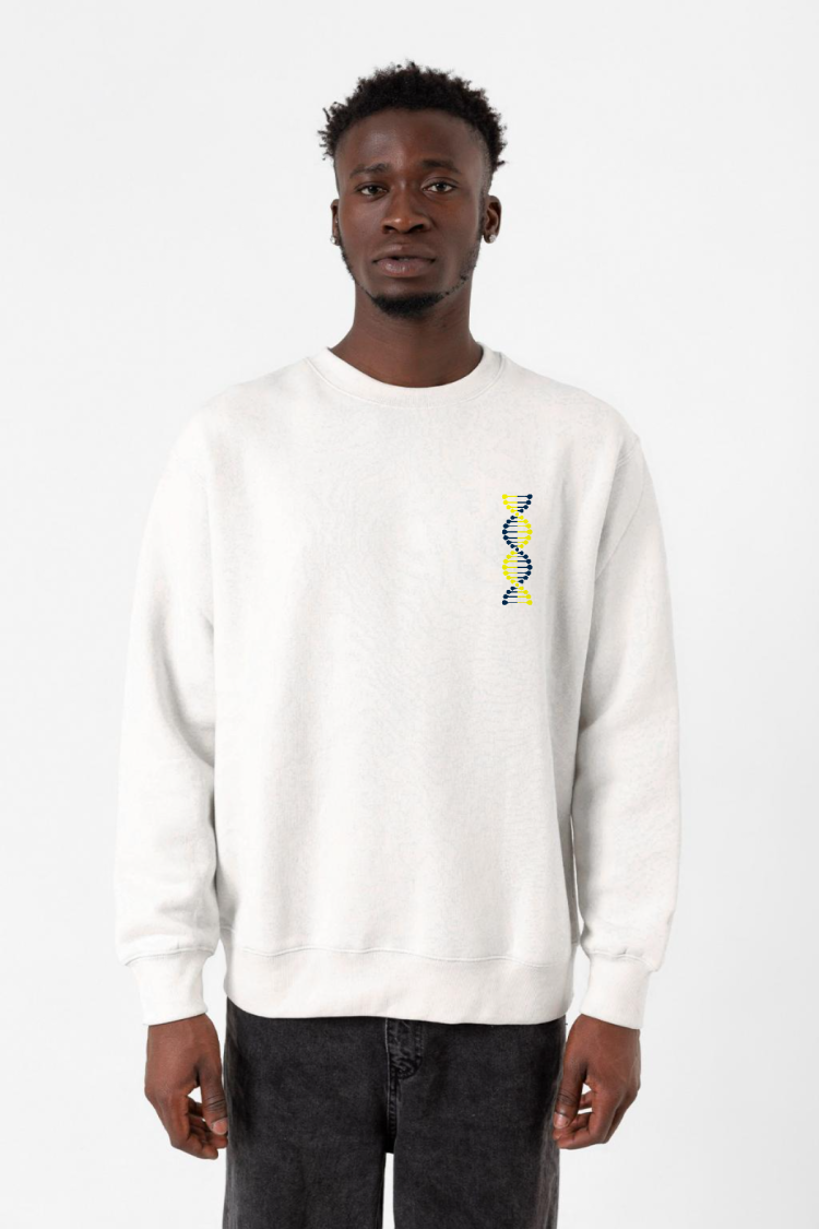 Sarı Lacivert Dna Beyaz Erkek 2ip Sweatshirt