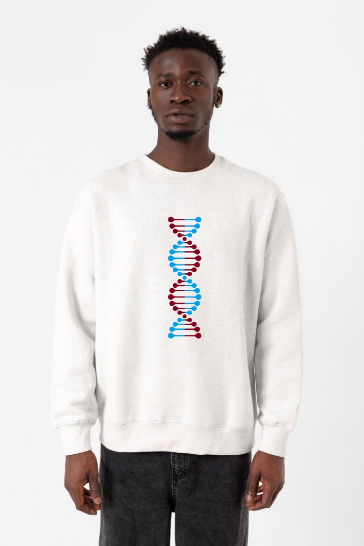 Bordo Mavi Dna Beyaz Erkek 2ip Sweatshirt