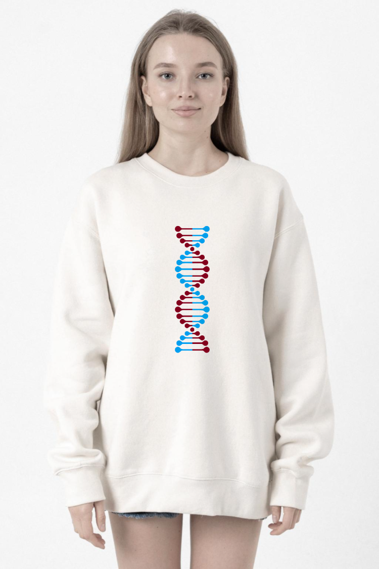 Bordo Mavi Dna Beyaz Kadın 2ip Sweatshirt