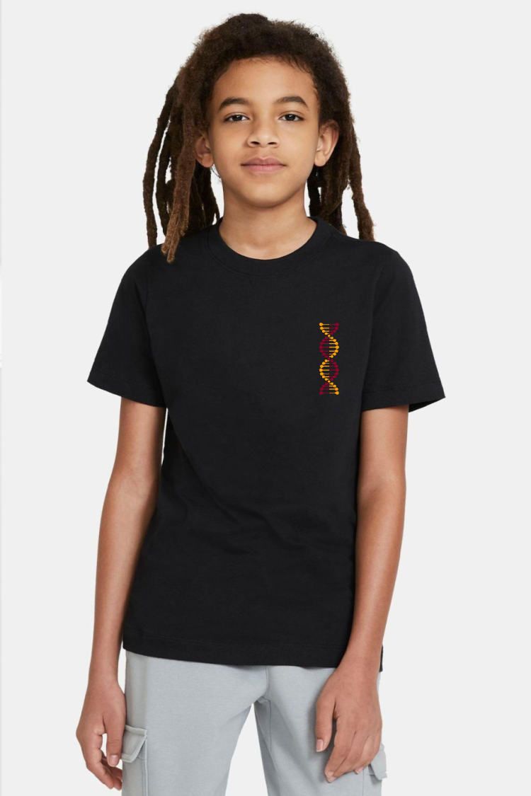 Sarı Kırmızı Dna Siyah Çocuk Tshirt