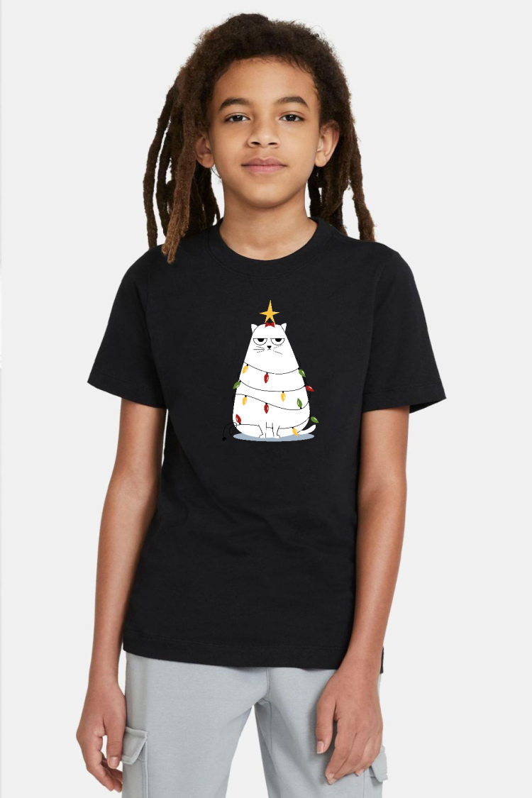 Grumpy Christmas Siyah Çocuk Tshirt