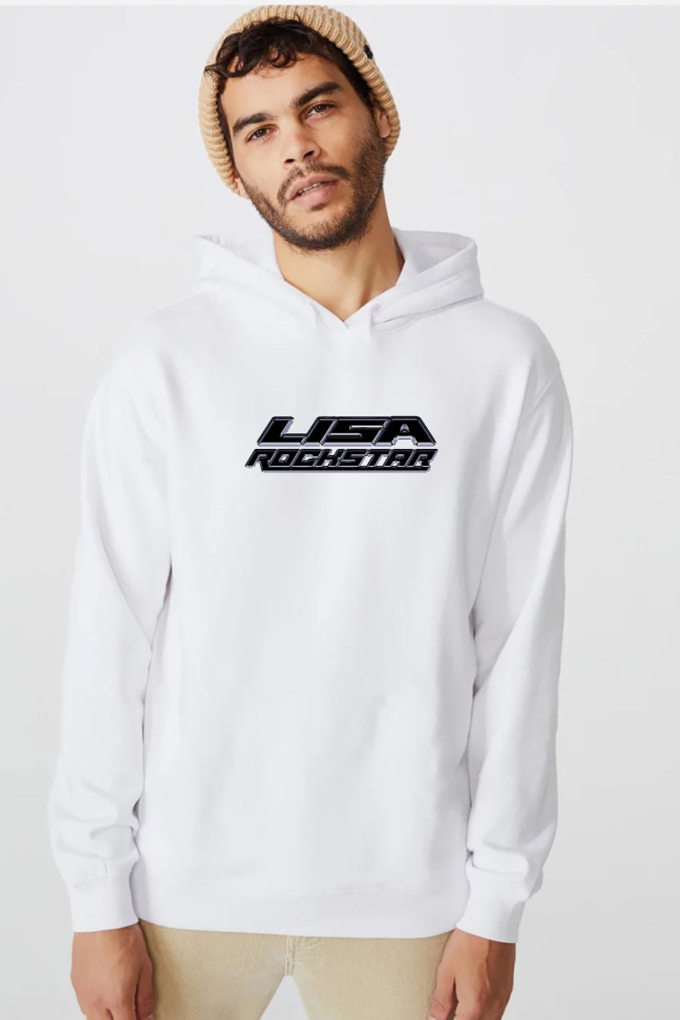 Lisa Rockstar Beyaz Erkek 3ip Kapşonlu  Sweatshirt